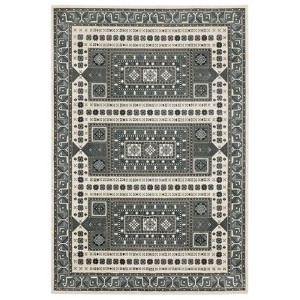 Oriental Weavers Raylan RAY01 Grey/ Blue Indoor Area Rug - 5'3" x 7'6" - 1 of 4