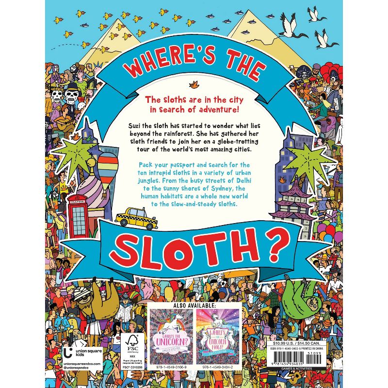 Where's the Sloth? - (A Remarkable Animals Search Book) by  Andy Rowland (Paperback), 5 of 6