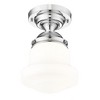 Z-Lite Vaughn 1 - Light Flush Mount in  Chrome - 3 of 4