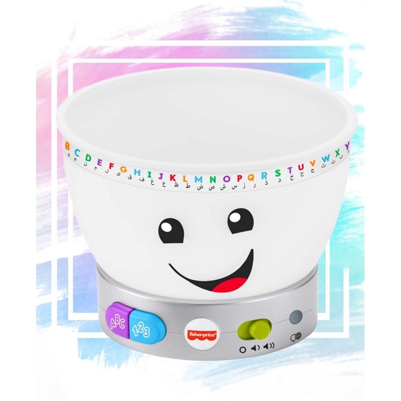 Fisher Price - Laugh, Learn & Grow Smart Stages Magical Colorful Learn Your Way Around the Kitchen Mixing Bowl, 5 of 7