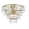 Elegant Lighting Ella 16 inch flush mount in brass - 3 of 4