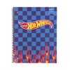 Yoobi Hot Wheels 1 Subject Notebooks 8"x10.5" Wide Ruled Blue Checker Flames - 2 of 3