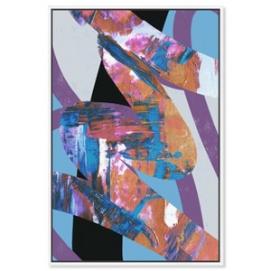 Art Remedy Retro Glitch Retro Abstract Wall Art Framed - 1 of 4