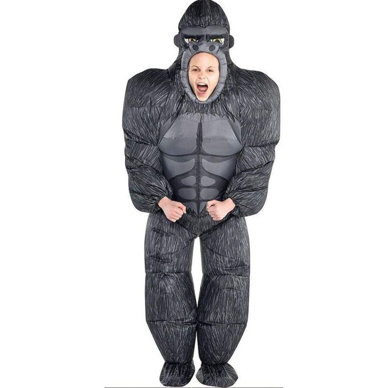Amscan Gorilla Inflatable Child Costume | One Size Fits Most, 1 of 2