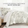 Eucalyptus 3PC Duvet Cover Set - Durable Microfiber, Paradise Toile Pattern, Breathable - Becky Cameron - image 3 of 4