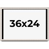 PosterPalooza | Minimalist Shadow Box Silver Picture Frame - UV Acrylic, Backing Board, Hanging Hardware - 2 of 4