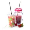 Norpro 11-inch Stainless Steel Drinking Straws Set with Cleaning Brush - 3 of 4