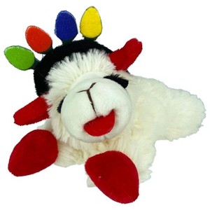 Multipet Lamb Chop Dog Toy with Holiday Lights Headband, Small - 1 of 1
