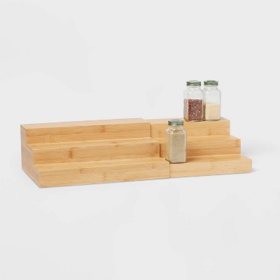 Bamboo Expandable Spice Rack Brown - Brightroom&#8482;