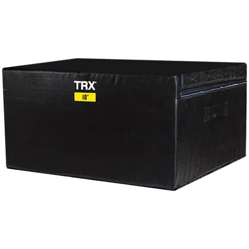 Trx 18 Soft Plyo Box Stackable Gym Workout Fitness Equipment For  Plyometric Exercises, Agility Training, And Speed Drills, Black : Target