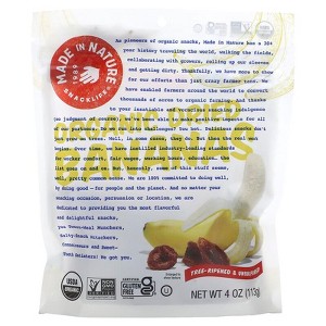 Made in Nature, Organic Dried Banana Slices, Soft & Chewy Supersnacks, 4 oz - 1 of 1