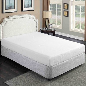MAXZZZ Plush 8 in. Gel Memory Foam Mattress in a Box, Double Layered Cover - Twin Size - 1 of 4