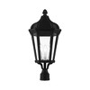 Livex Lighting Morgan 3 - Light Post Light in  Textured Black - 4 of 4