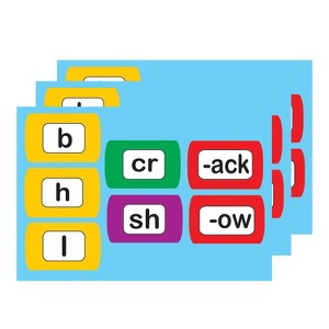 Ashley Productions® Die-Cut Magnetic Foam Word Chunking, 100 Pieces Per Pack, 3 Packs - 1 of 3