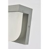 Elegant Lighting Raine Integrated LED wall sconce in silver - 4 of 4