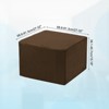 Unique Bargains Elastic Living Room Bedroom Square Foot Stool Cover - 2 of 4