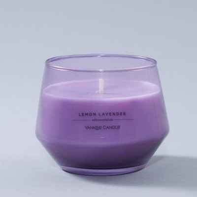 Photo 1 of 10 oz. 1-Wick Studio Collection Glass Candle Lemon Lavender - Yankee Candle