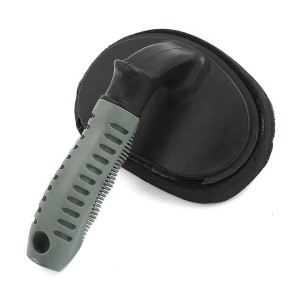 Unique Bargains Nonslip Handle Soft Sponge Car Wheel Tyre Tire Wax Brush Auto Cleaning Tool Black - 1 of 3