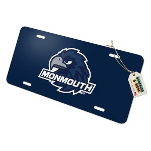 Monmouth University Hawks Logo  Novelty Metal Vanity Tag License Plate - 1 of 4