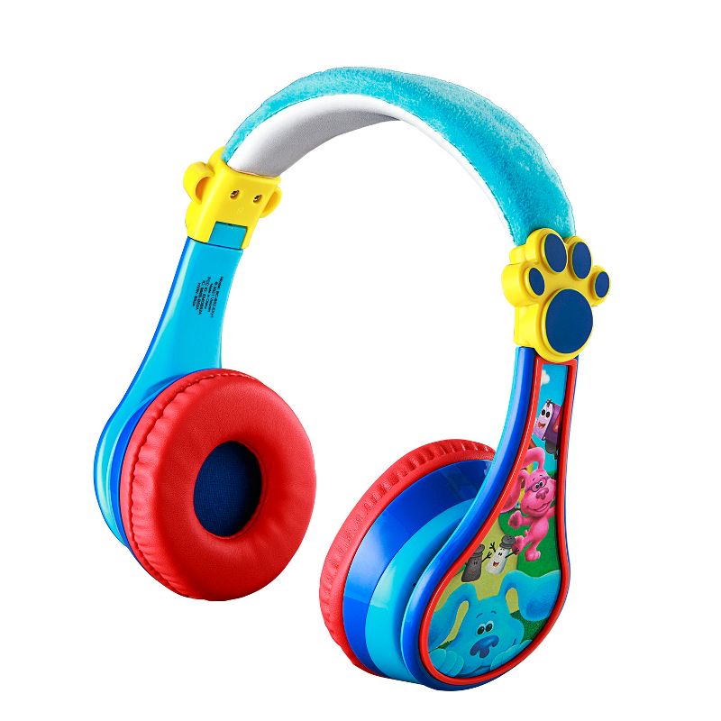 eKids Blue's Clues Bluetooth Headphones for Kids, Over Ear Headphones with Microphone - Multicolored (BC-B52.EXv1), 2 of 5