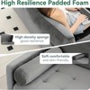 Vipbear 3-seater sofa, 68-inch velvet sofa with velvet cushion and pillow, Mid-century modern sofa, suitable for living room, apartment - 4 of 4