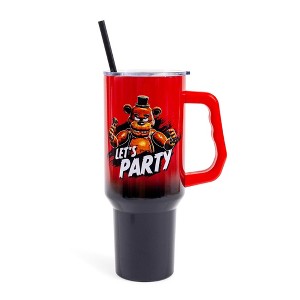 Silver Buffalo Five Nights At Freddy's "Let's Party" Stainless Steel Tumbler | Holds 40 Ounces - 1 of 4
