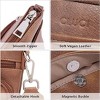 CLUCI Small Crossbody Bags for Women PU Leather Cell Phone Purse Wallet with Adjustable Guitar Strap - 3 of 3
