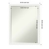 Amanti Art Bethany Half-Inch-Bevel Wood Framed Bathroom Vanity Wall Mirror - 3 of 4