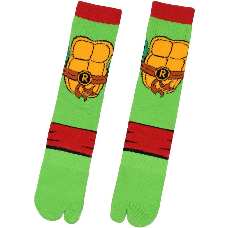 Teenage Mutant Ninja Turtles Men's Split Toe Crew Socks, 2 of 6