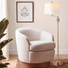 61.5" Aveiro Midcentury Swing Arm Floor Lamp with Linen Shade - JONATHAN Y: Brass Plated, UL Listed, Includes LED Bulb - 3 of 4