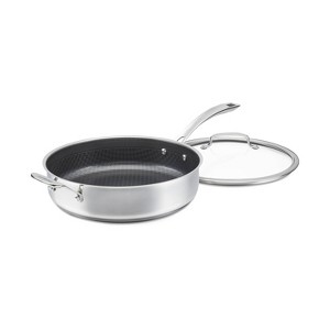 Cuisinart 5qt FusionPlus Stainless Steel Saute Pan with Cast Helper Handle ans Lid - 1 of 4