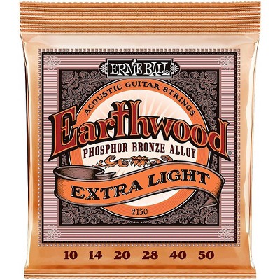 Ernie Ball 2150 Earthwood Phosphor Bronze Extra Light Acoustic Guitar Strings