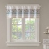 Gracie Mills Singleton Paisley Printed and Pieced Rod Pocket Valance - One Size - Aqua - 3 of 4