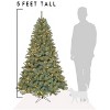 Perfect Holiday 5' Pre-lit Classic Spruce Tree with Metal Stand and Instant Connect - 3 of 4
