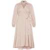 Women's Plus Size Selena Wrap Dress - taupe | CITY CHIC - 4 of 4