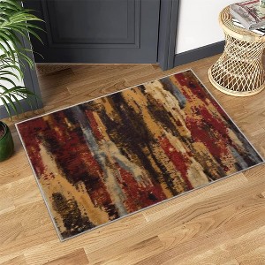 Modern Abstract Area Rug Boho Rug Bedroom Office Dining Room Washable Area Rug - 1 of 4