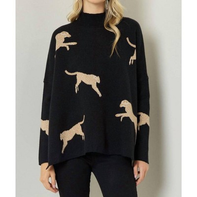 Women's Leopard Sweater - entro
