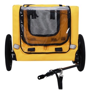 Cesicia Pet Bike Trailer Dog Cart for Bicycle with Easy Folding Cart Frame, Suitable for Small and Medium Pets - 1 of 4
