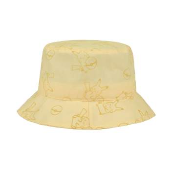 Pokemon Pikachu All-Over Print Women's Natural Bucket Hat