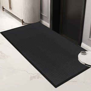 ROVSUN Front Door Mat Indoor Outdoor Entrance, Welcome Floor Mats - 1 of 4