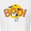 Women's - Peanuts - Boo Snoopy Cropped Graphic T-Shirt - 2 of 4