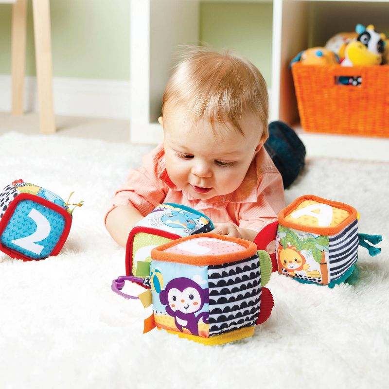 Infantino Discover and Play Soft Blocks, 3 of 8