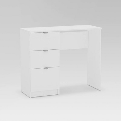 White desk with on sale 10 drawers