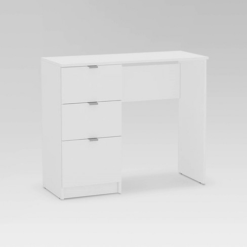 White desk on sale 3 drawers