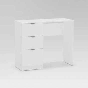 Cambridge 3 Drawer Writing Desk White - Polifurniture