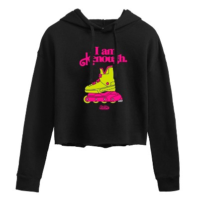 Women's - Barbie - I Am Kenough Rollerblades Cropped Graphic Hoodie