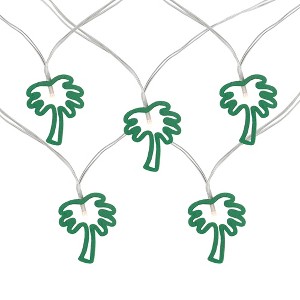 Northlight 10-Count LED Palm Tree Fairy Lights - Warm White - 1 of 4