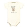 Hudson Baby Cotton Bodysuits, Snuggle Bear 5 Pack - 3 of 4