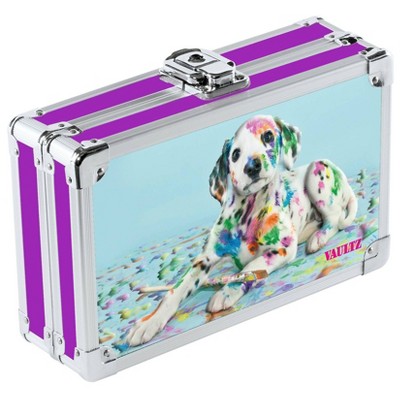 Photo 1 of Metal Pencil Box Sparkle Painted Puppy - Vaultz