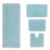 Casual Elegence Collection Cotton Reversible Tufted Set of 4 Bath Rug Set - Home Weavers - 2 of 4